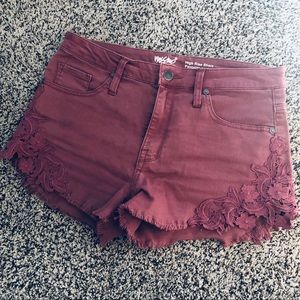 Mossimo High Rise Denim Shorts